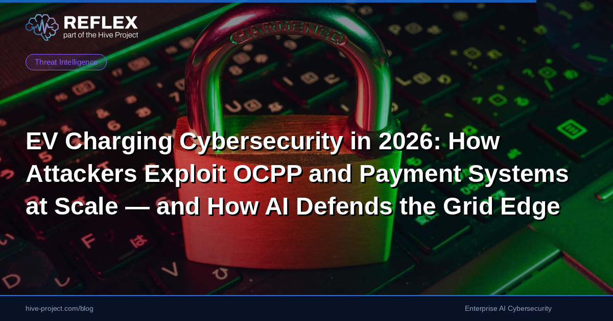 EV Charging Cybersecurity in 2026: How Attackers Exploit OCPP and Payment Systems at Scale — and How AI Defends the Grid Edge